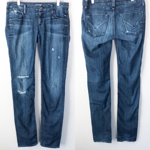 Hudson Jeans Denim - Hudson Distressed skinny jeans